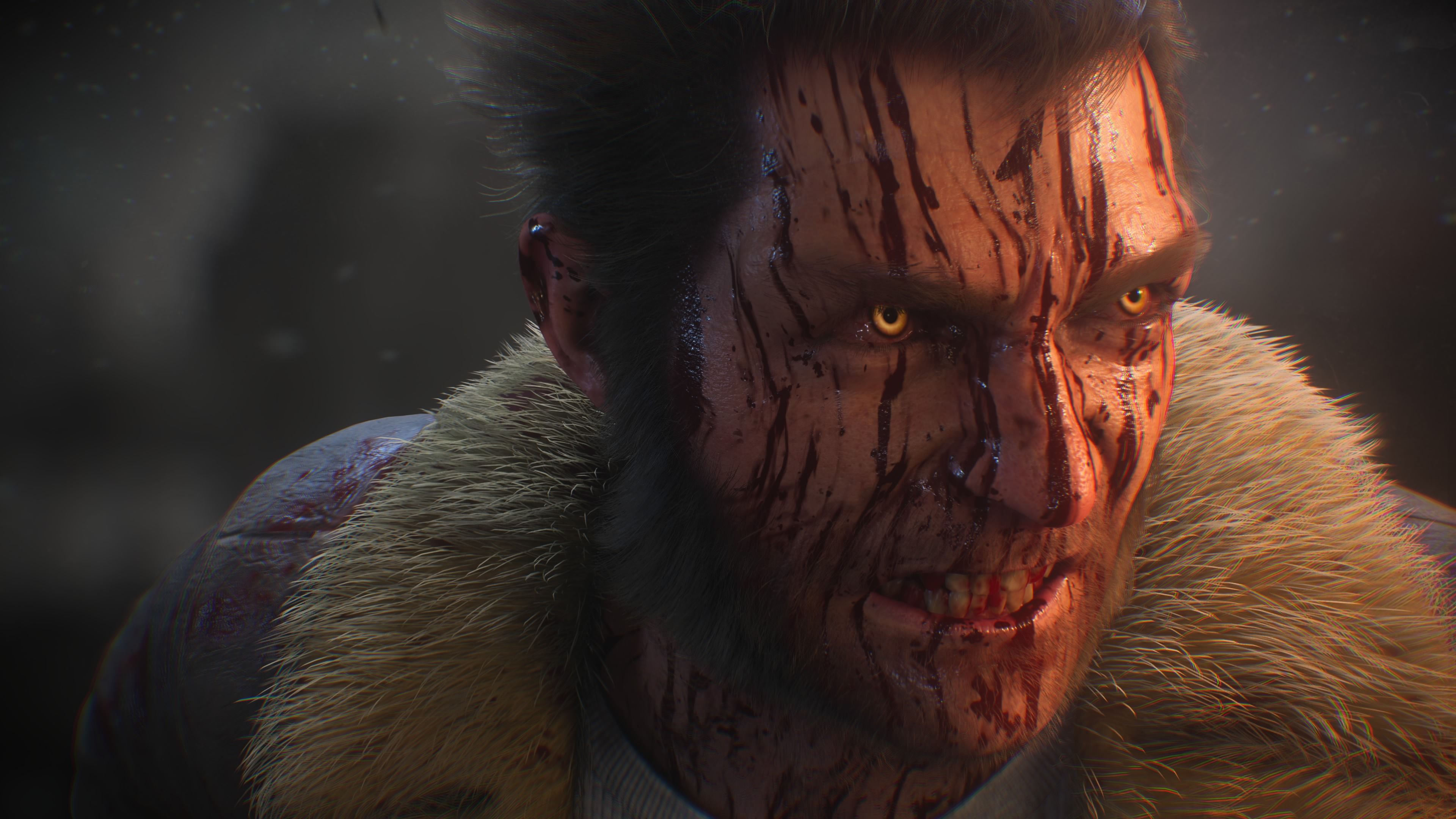 marvels wolverine bloody face