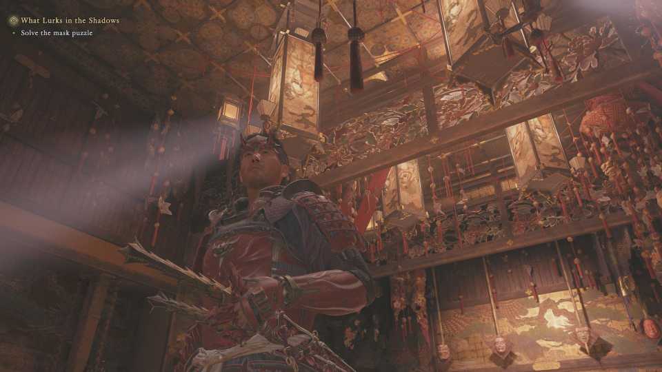 Mask Puzzle area in Onimusha WoTS