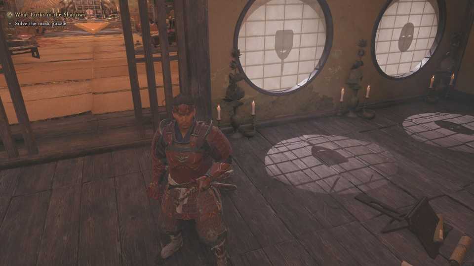 Mask Puzzle in Onimusha WoTS
