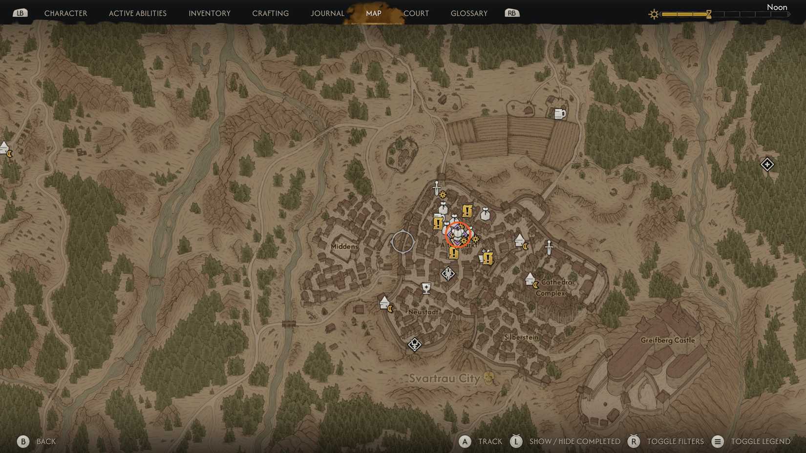 Medium Armor Manual location 2 in The Blood of Dawnwalker
