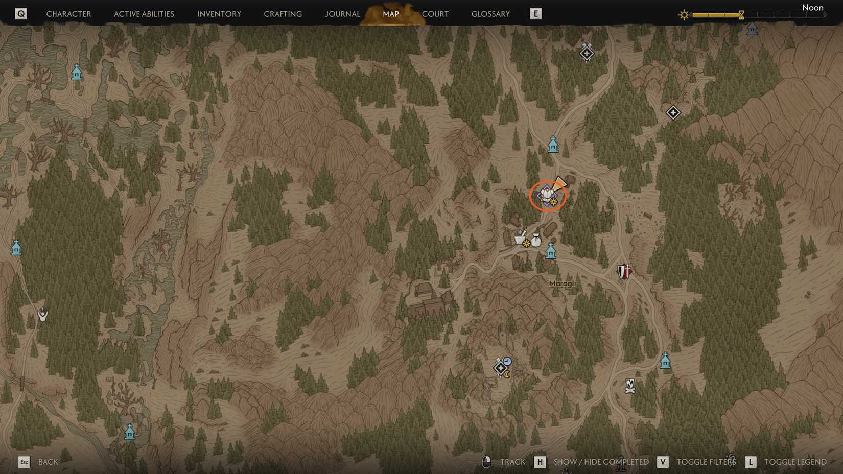 Medium Armor Manual location in The Blood of Dawnwalker