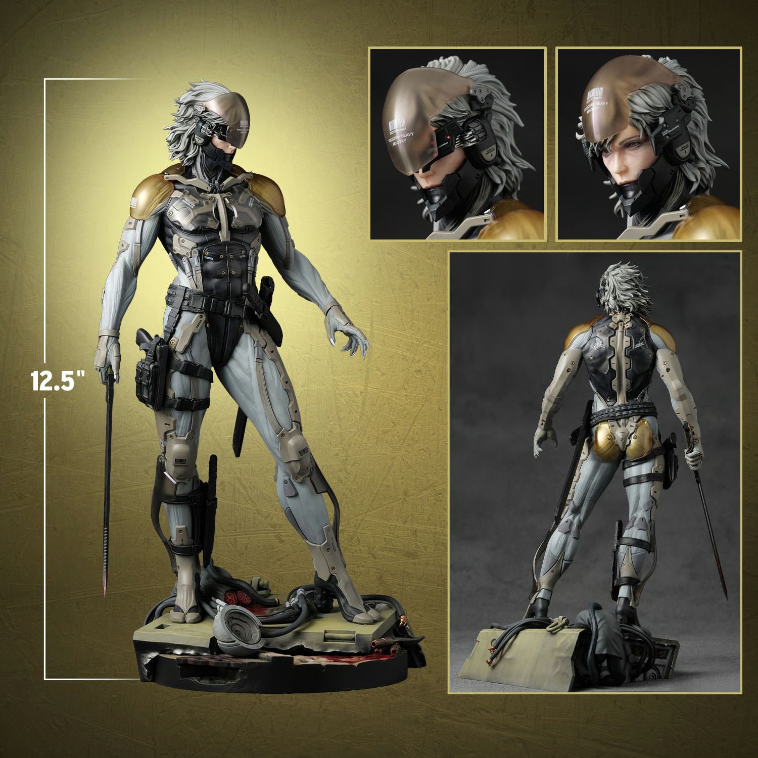 Metal Gear Solid Raiden Gecco Co Statue 2