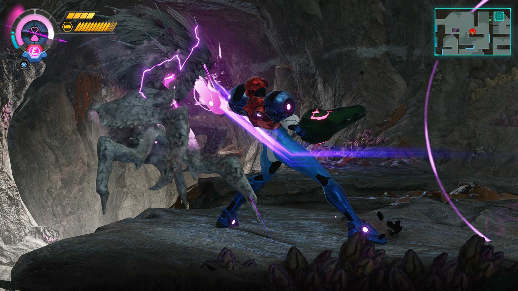 Metroid Ravenous combat gameplay