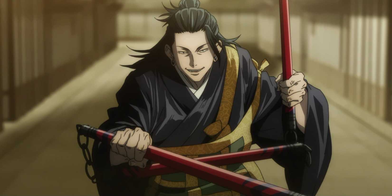 Suguru Geto prepares to fight Yuta Okkotsu in Jujutsu Kaisen 0.