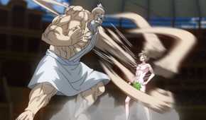 8 Dewa Anime Shonen Terkuat, Dibuat Peringkatnya 22 Adam dodges Zeus' punches during their fight in Record of Ragnarok.
