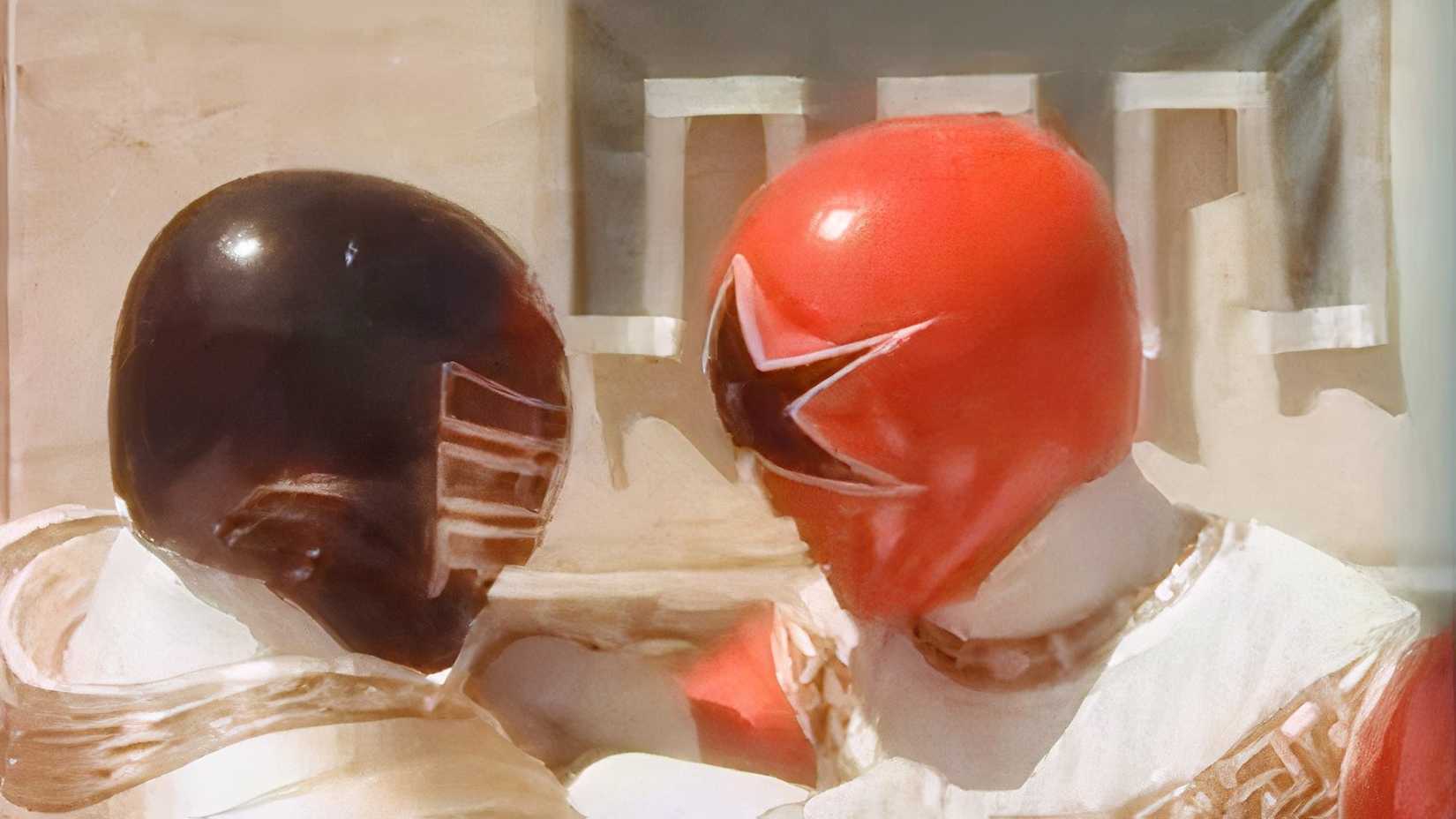 Red Zeo Ranger vs Gold Zeo Ranger in Power Rangers
