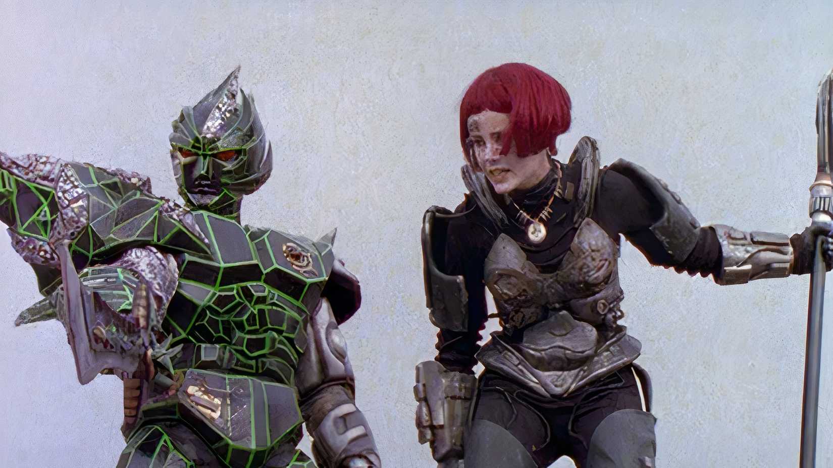 Astonema and Ecliptor in Power Rangers Lost in Space