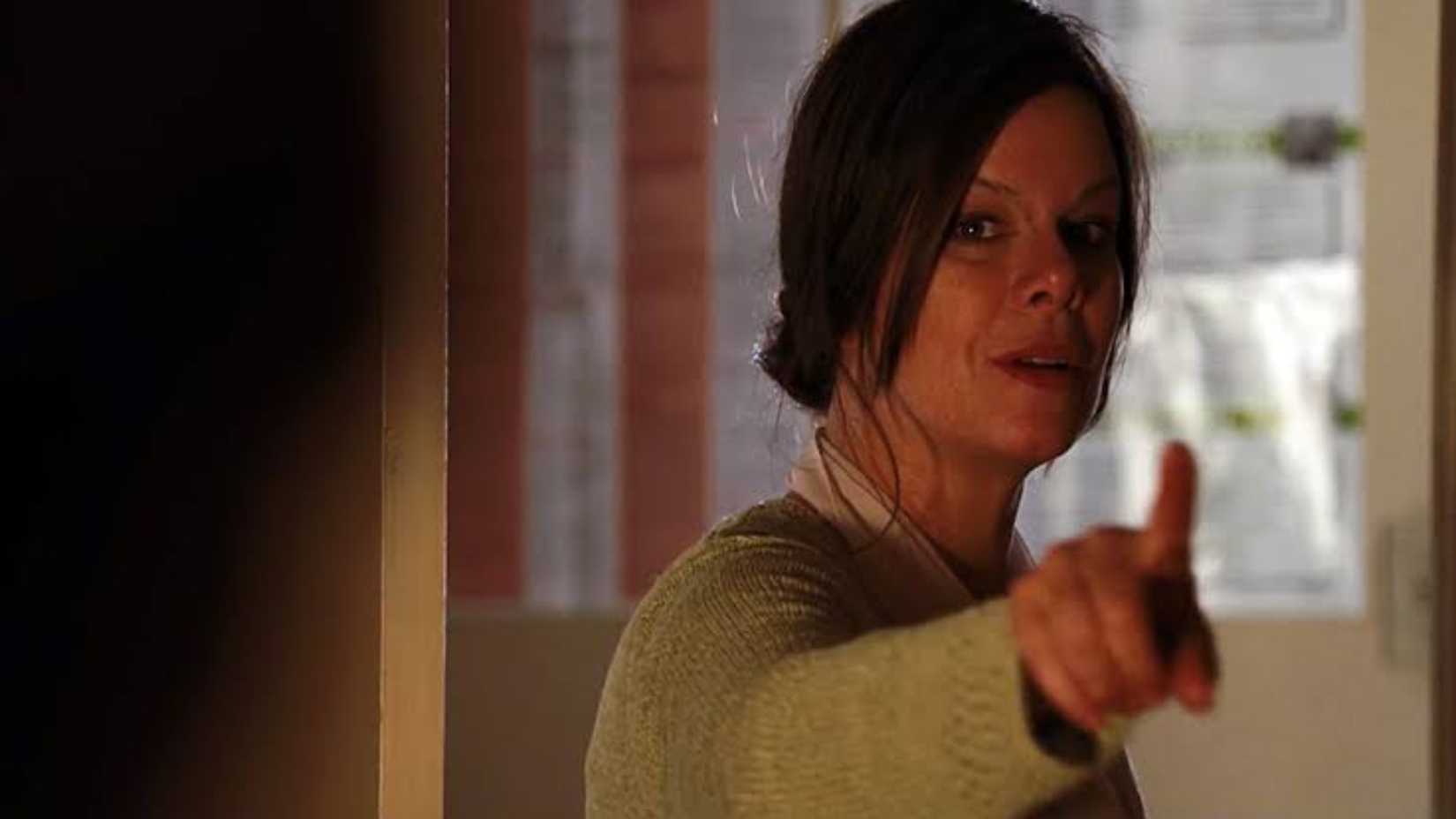 Marcia Gay Harden as Mrs Carmody in The Mist