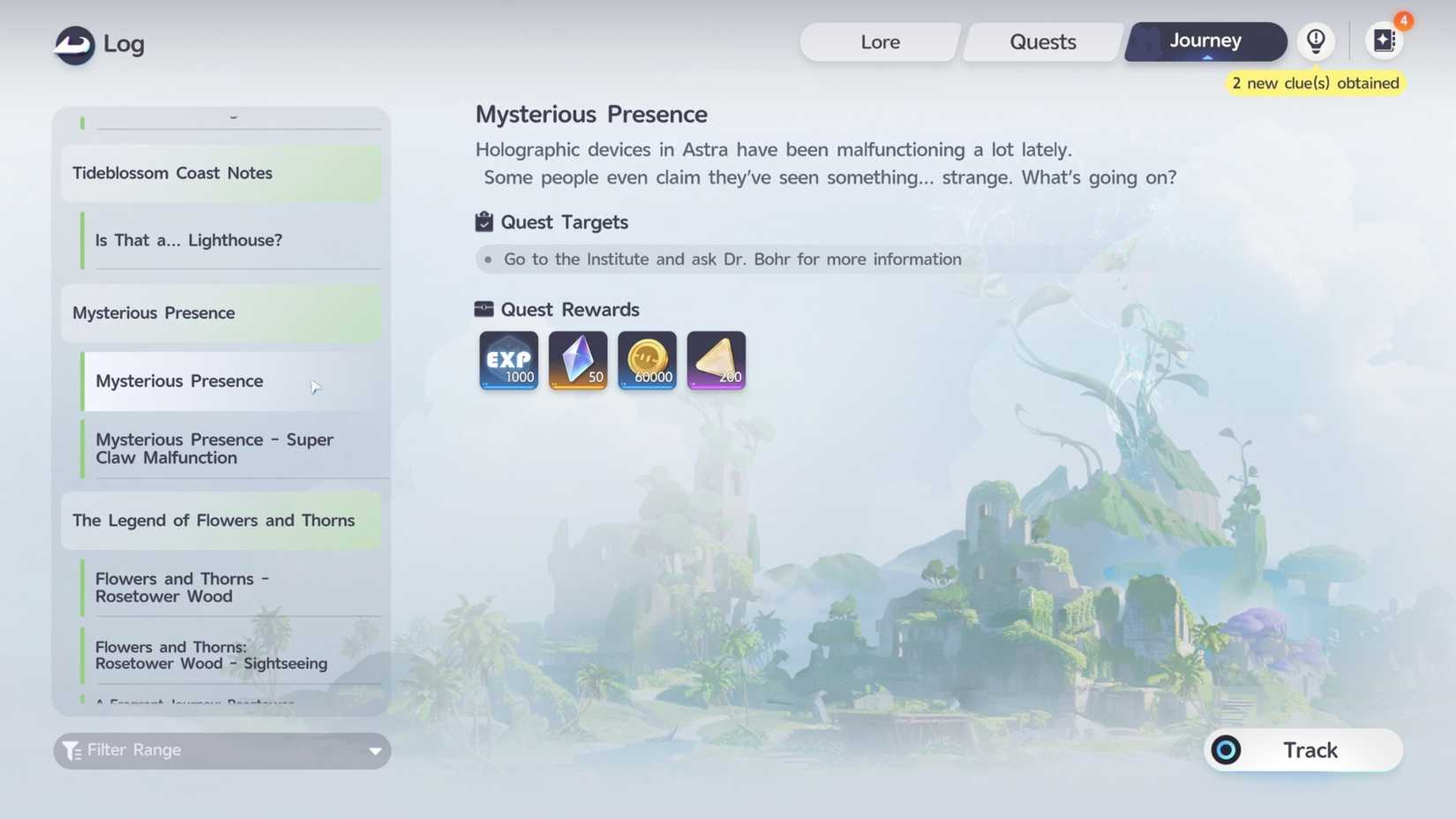 mysterious presence quest aniimo