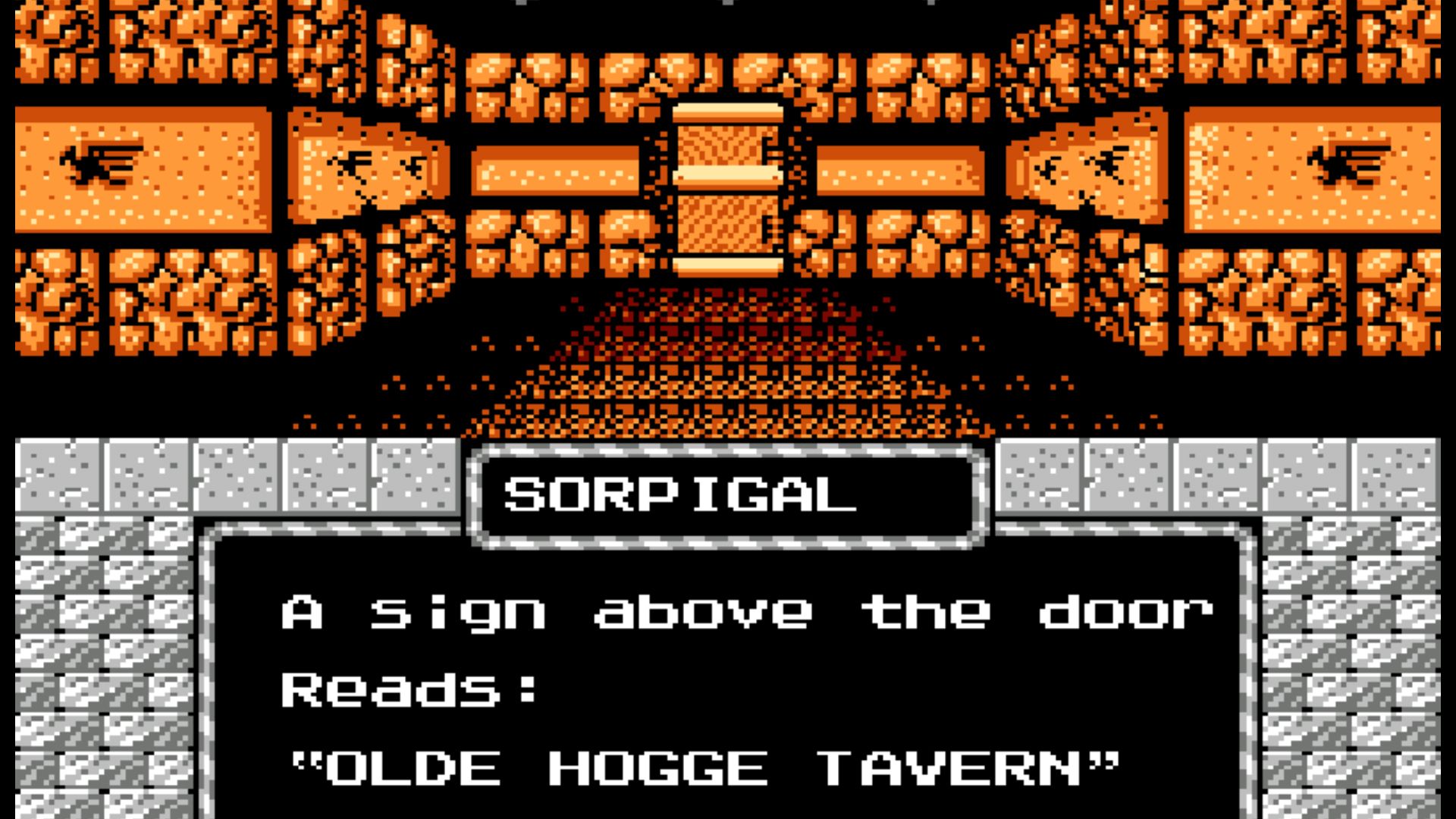 nes might and magic book one game finding tavern