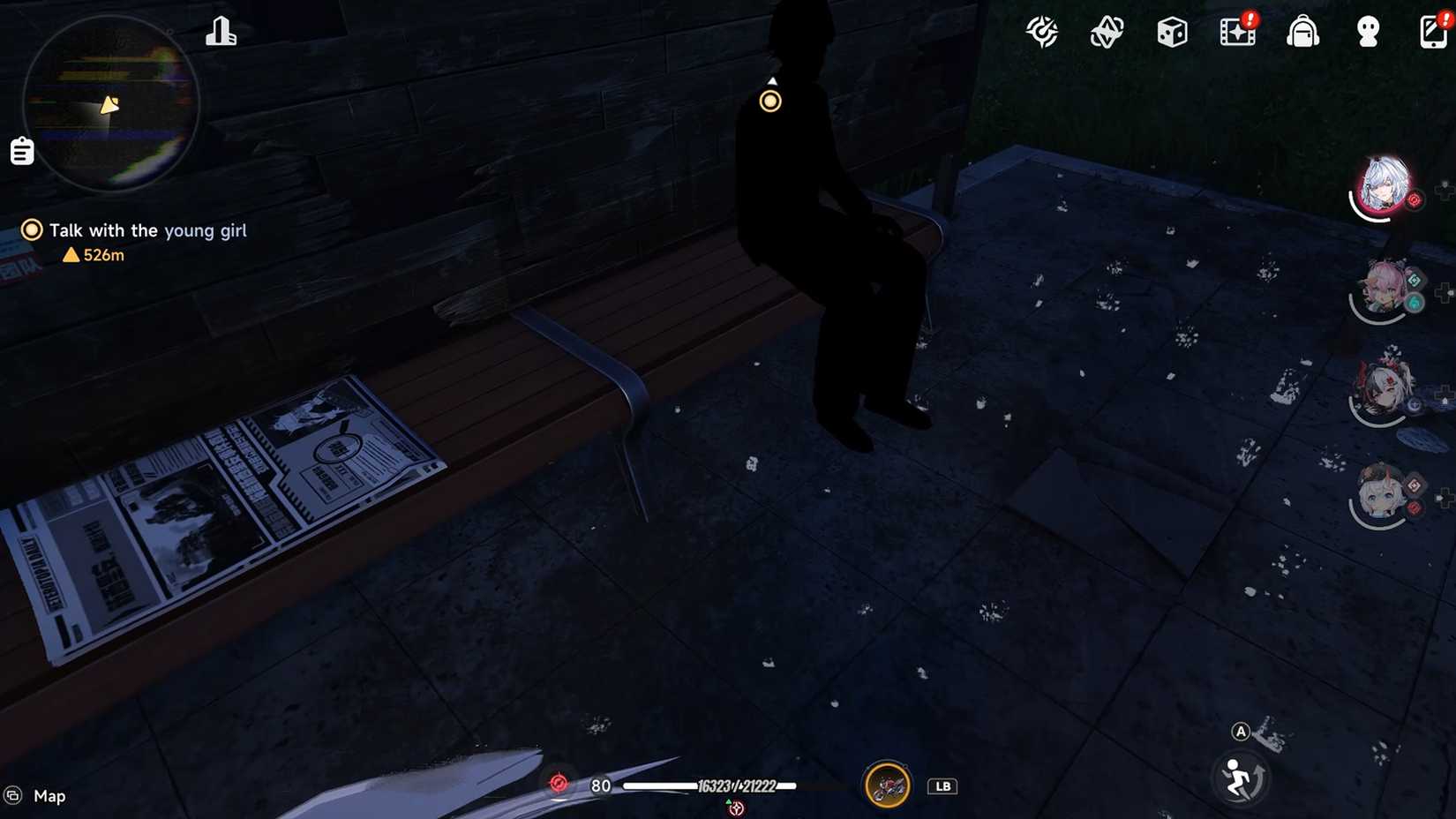 neverness-to-everness-nte-last-bus-out-anomaly-commission-guide-wayward-line - nte bus anomaly guide - shadow on bench