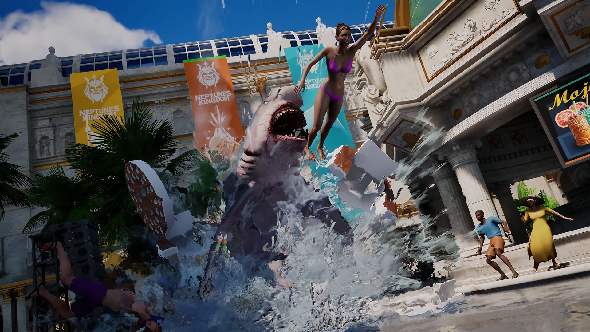 New PS5 Shark Game Lets You Eat People at a Waterpark