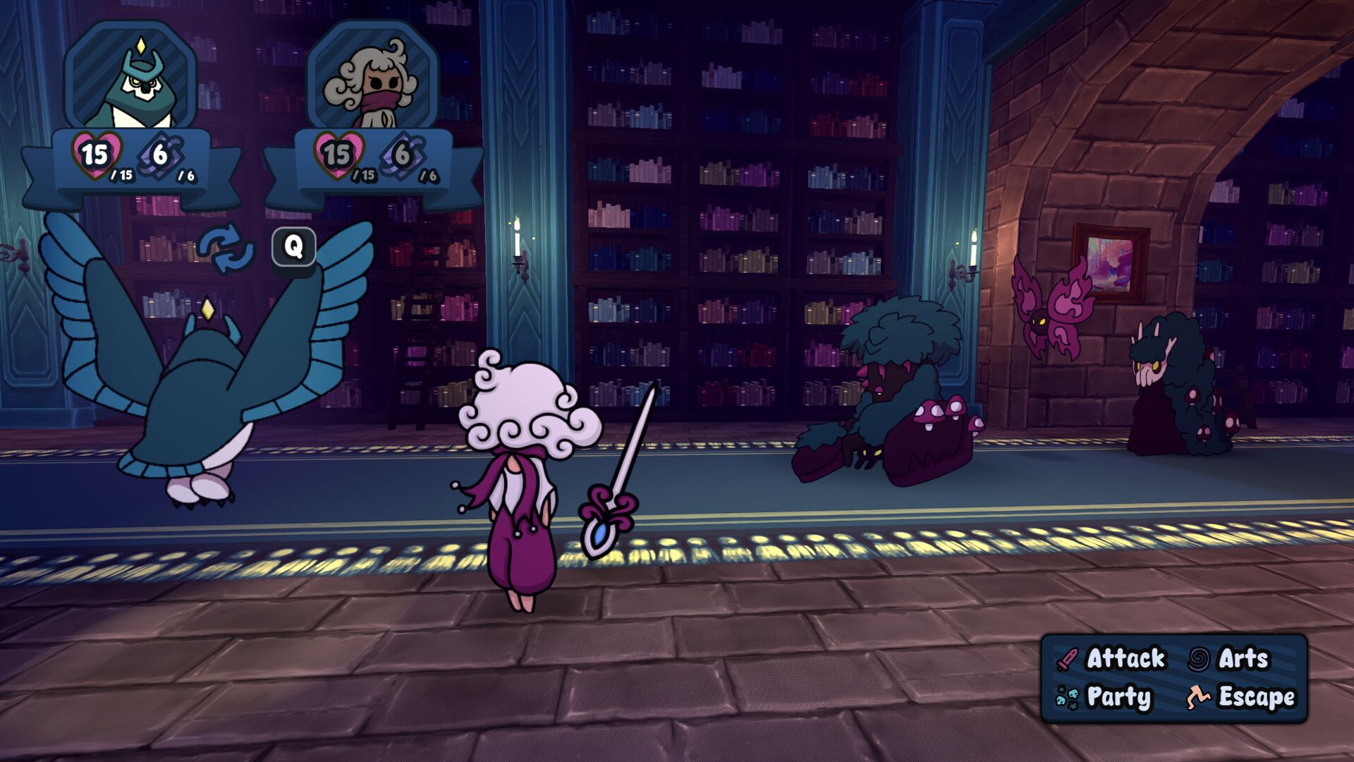 Stories of Somnia turn-based combat screenshot