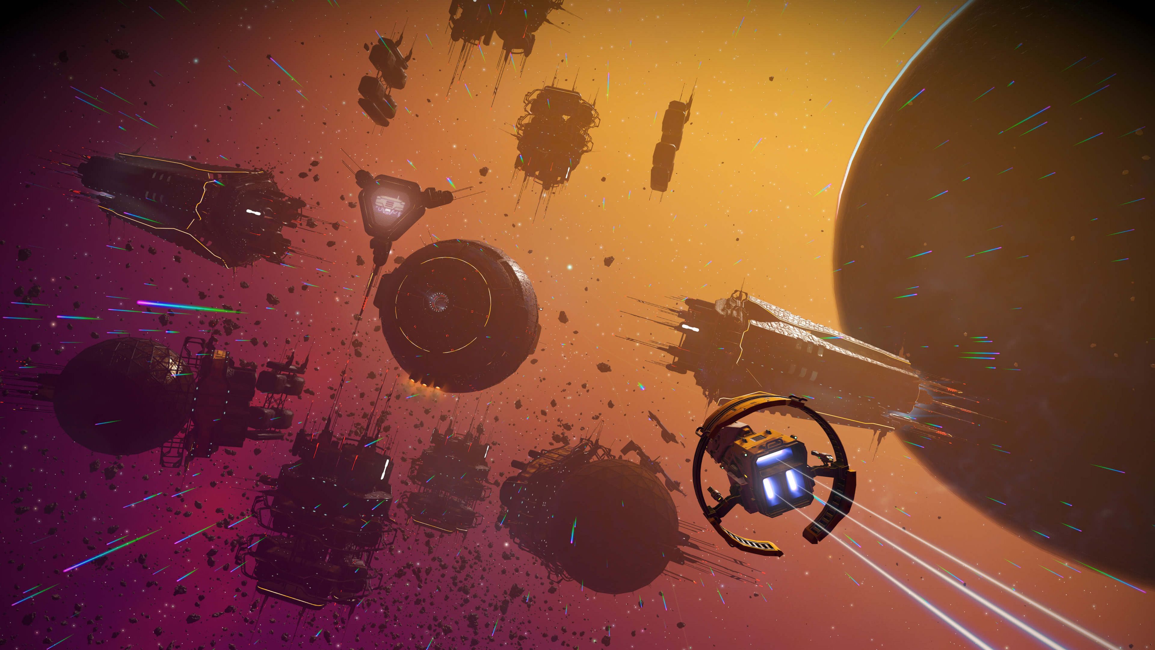 No Man's Sky space hulk salvaging