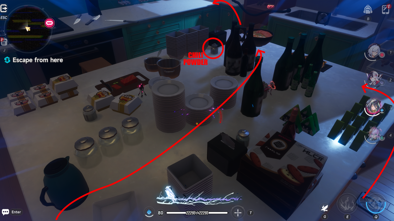 NTE Chili Powder Location in Alice's Looking Glass Commission