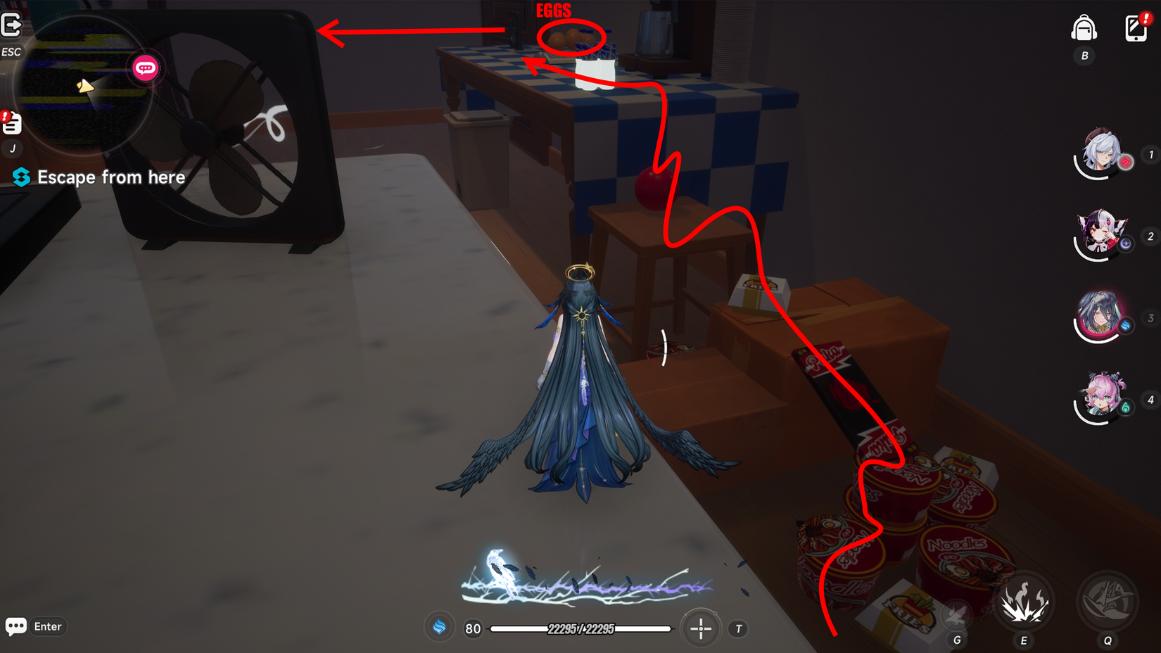 NTE Egg Location in Alice's Looking Glass Commission