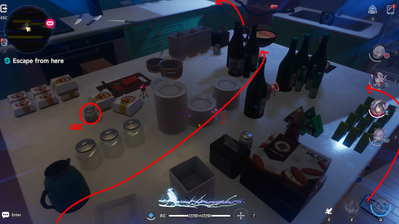 NTE Salt Location in Alice's Looking Glass Commission