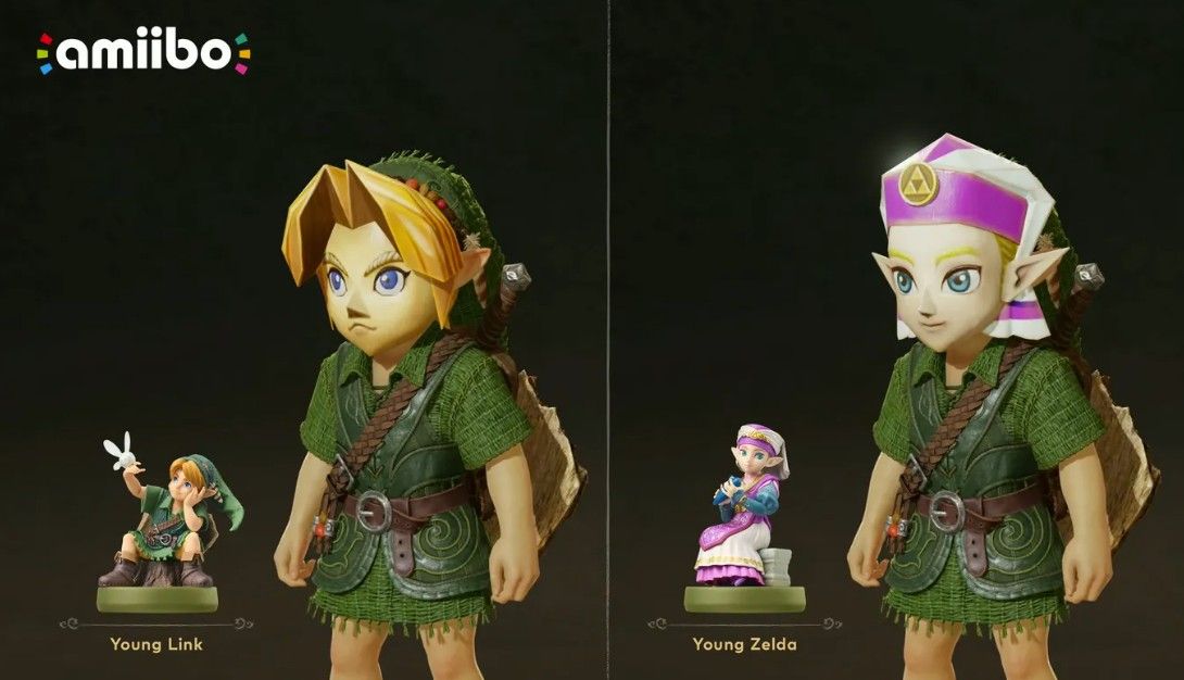 ocarina of time masks amiibo wear