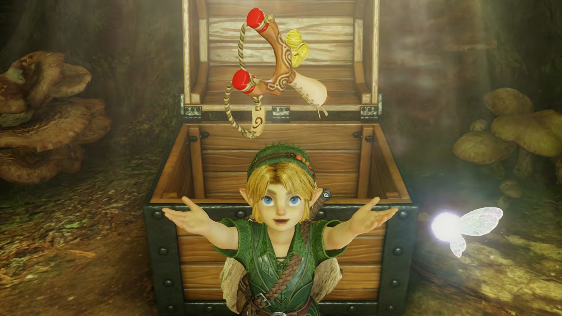 ocarina of time zelda remake fairy slingshot