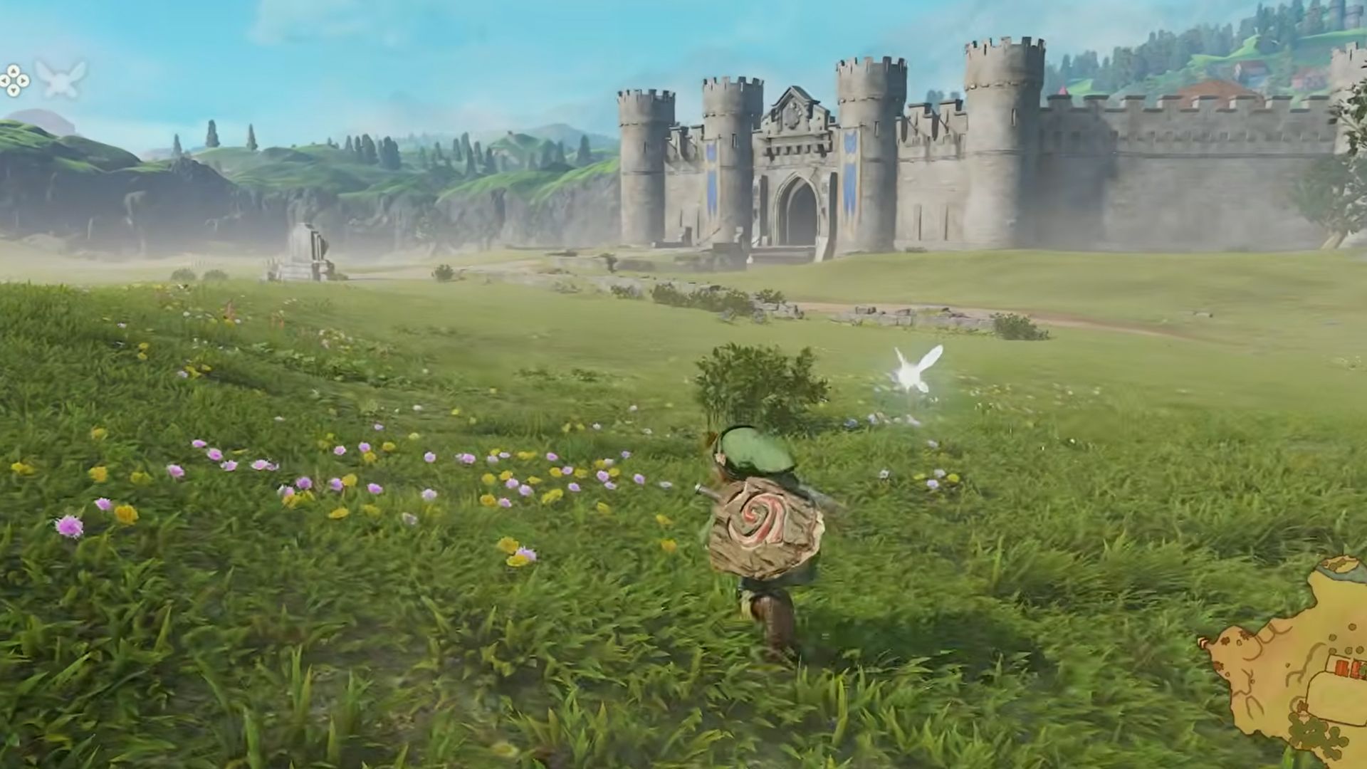 ocarina of time zelda remake Link dashing through hyrule field