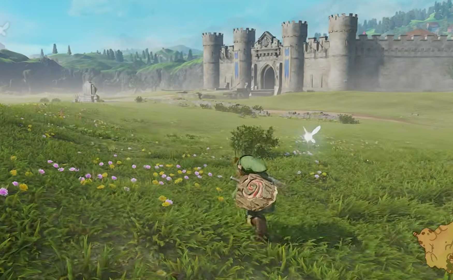 ocarina of time zelda remake Link dashing through hyrule field