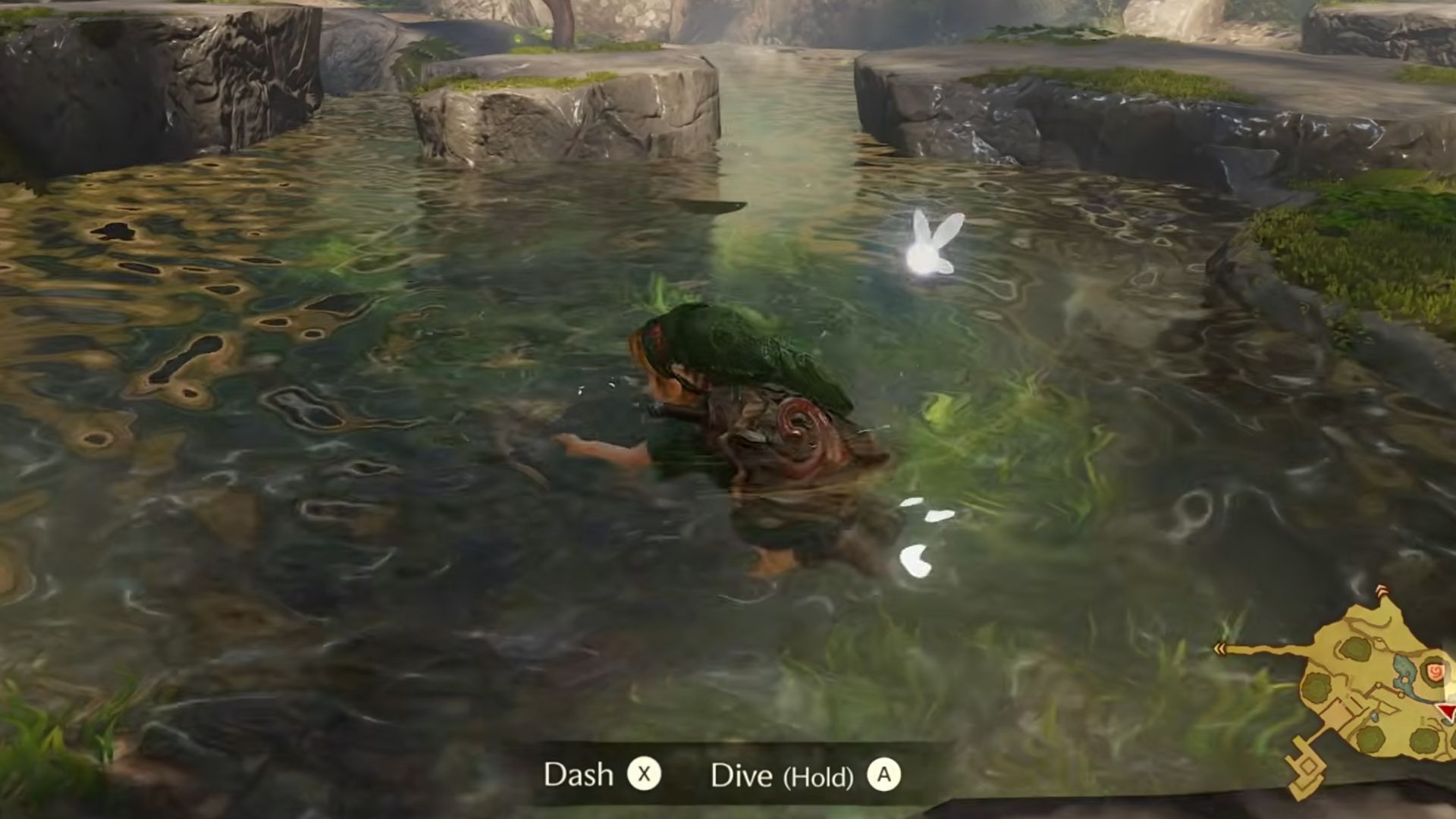 ocarina of time zelda remake link swimming