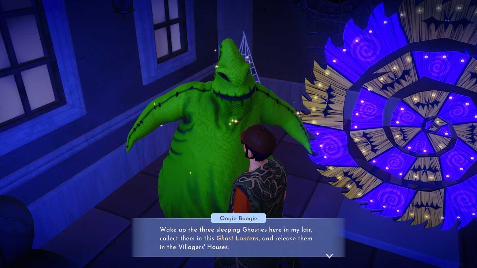 how to equip the ghost lantern disney dreamlight valley ddv