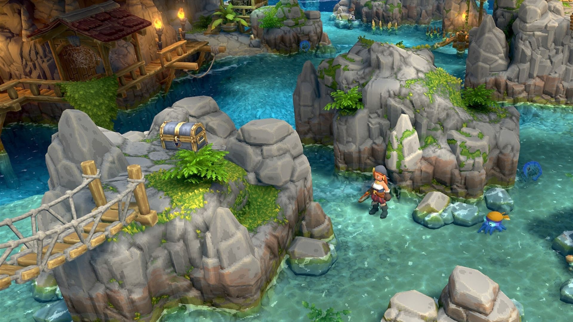 a pirate dungeon in luma island.