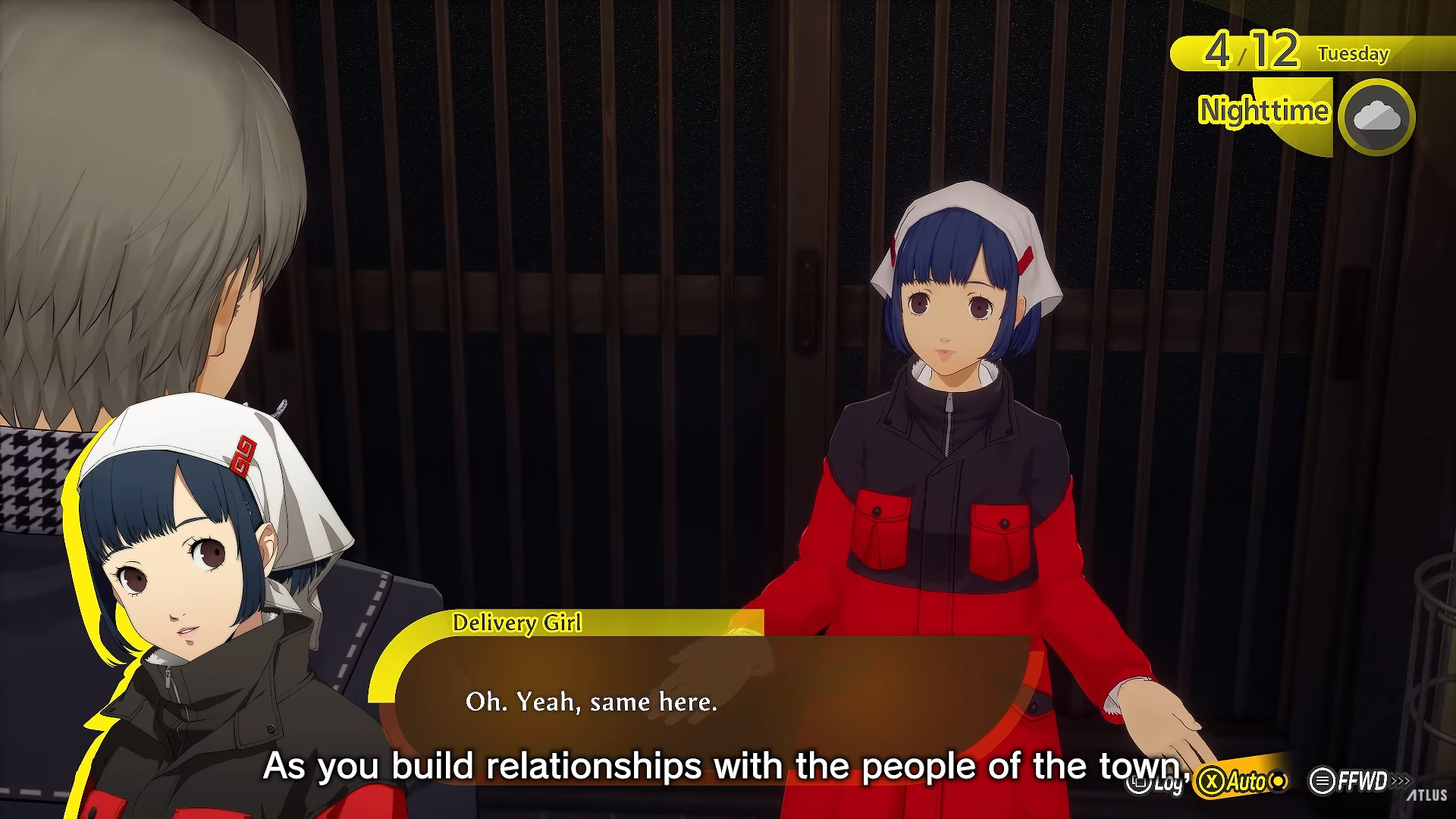 Aika's Social Link in Persona 4 Revival