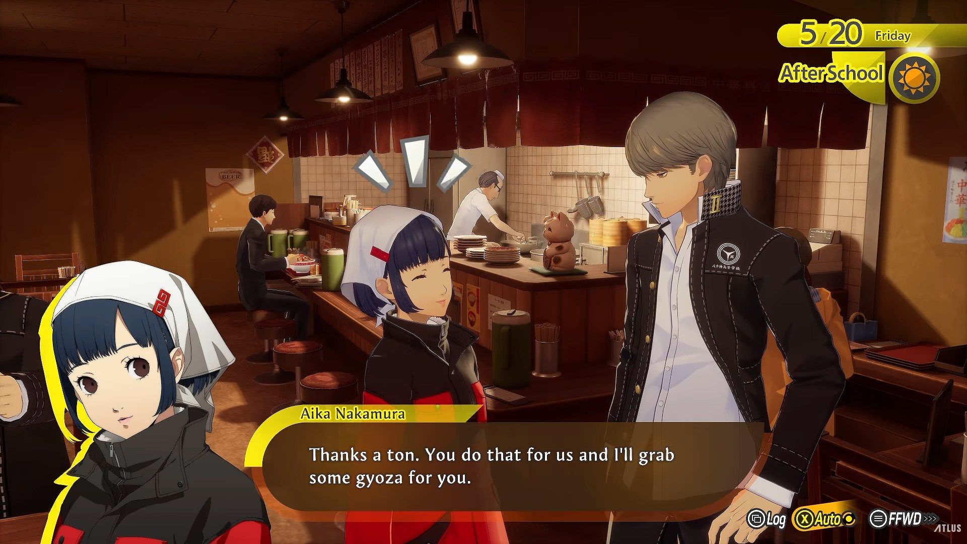 Aika's Social Link in Persona 4 Revival