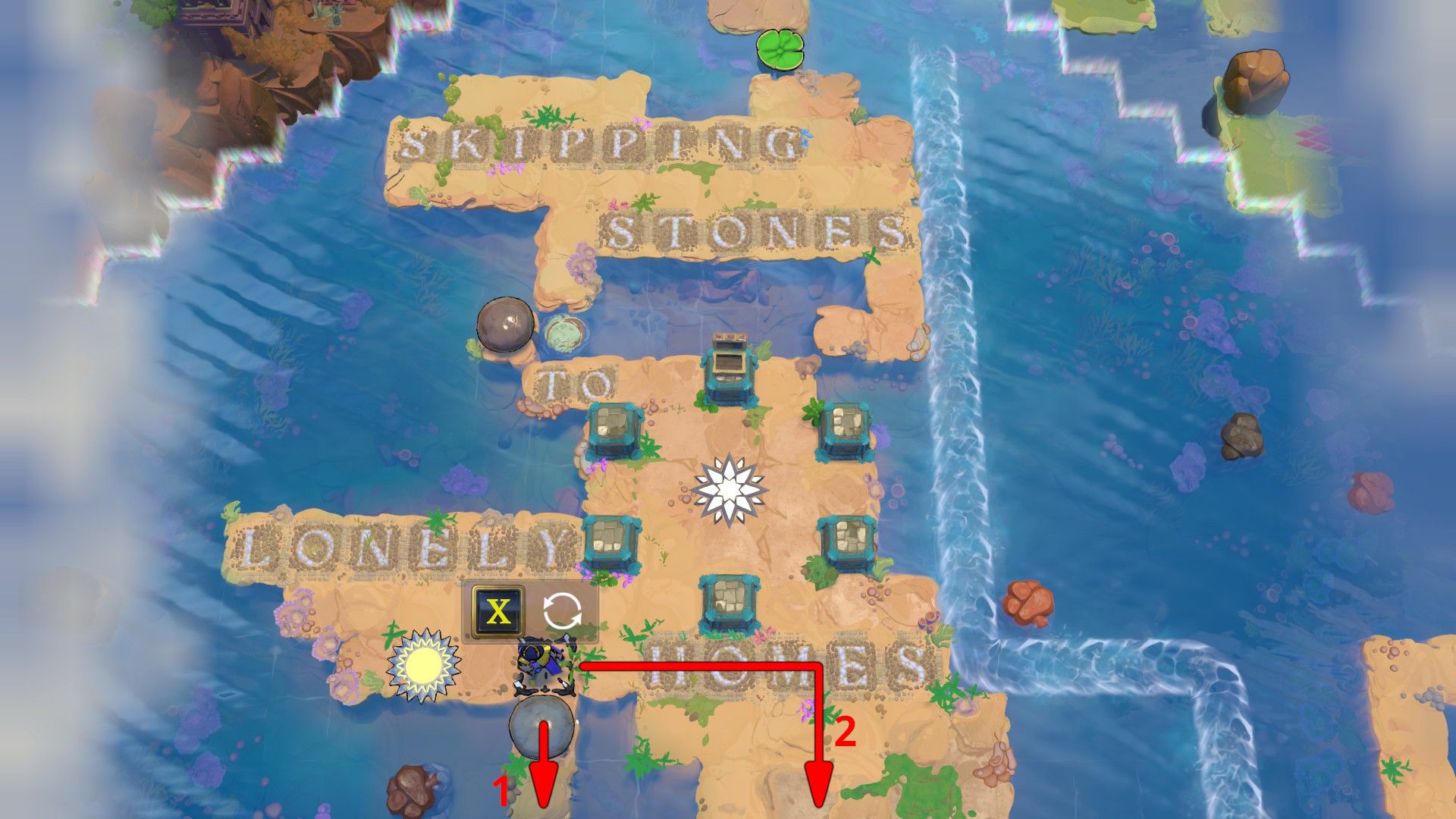 Order of the Sinking Star: Skipping Stones Walkthrough (South World)