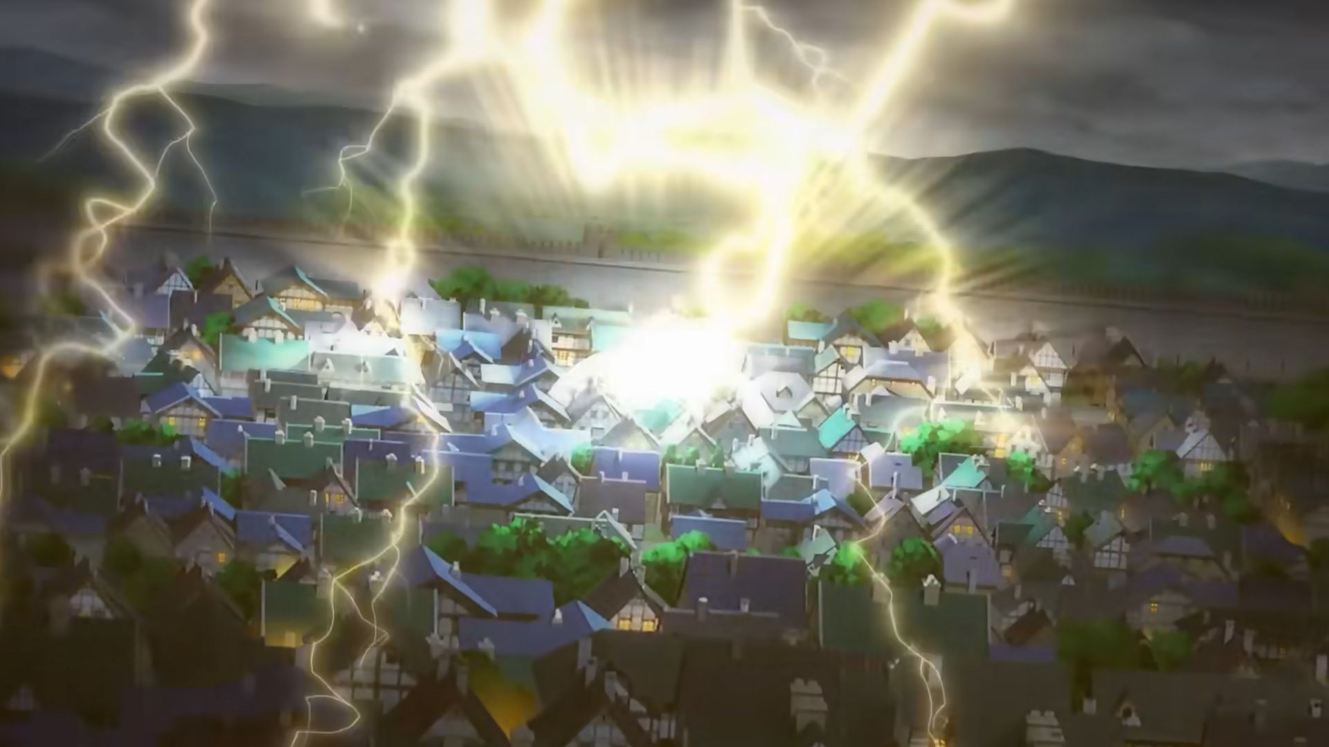overgeared electric attack town trailer anime