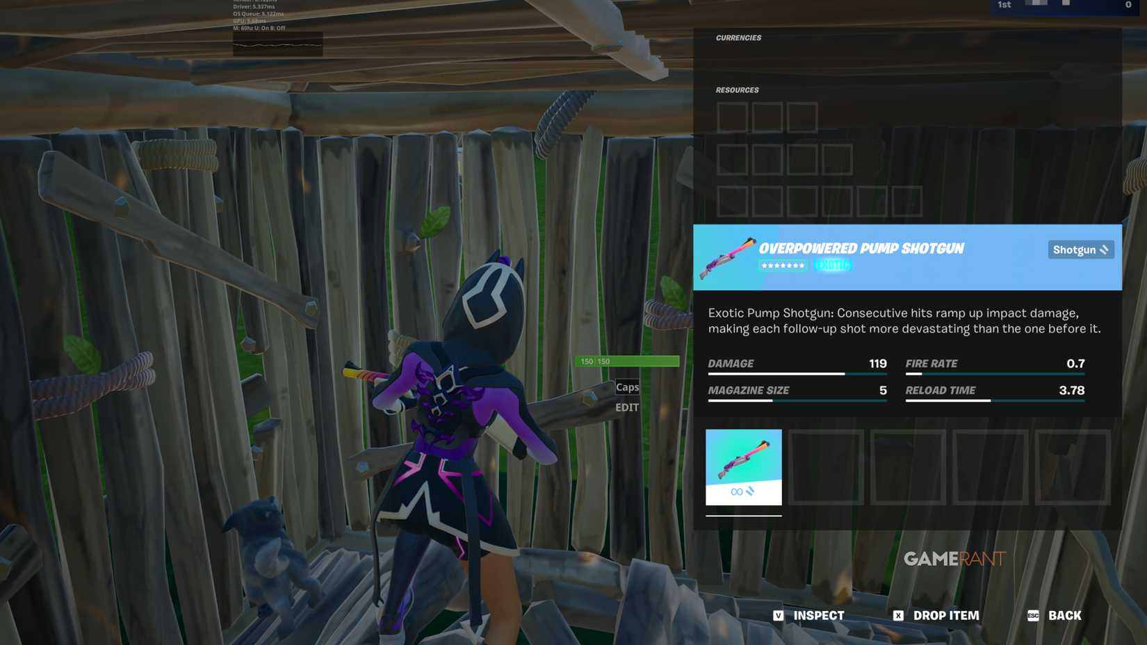 Overpowered Shotgun - Exotic - Fortnite - 1
