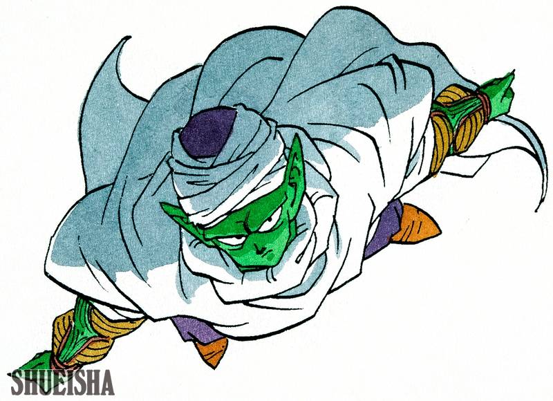 Dragon Ball Ungkap Desain Lama Piccolo Karya Akira Toriyama yang Hilang 4 Piccolo flying
