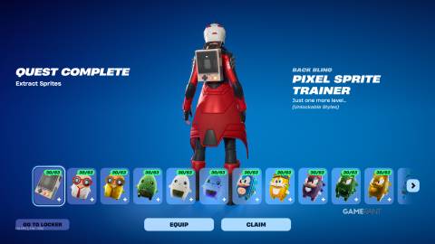 Pixel Sprite Trainer Back Bling - Fortnite - 1