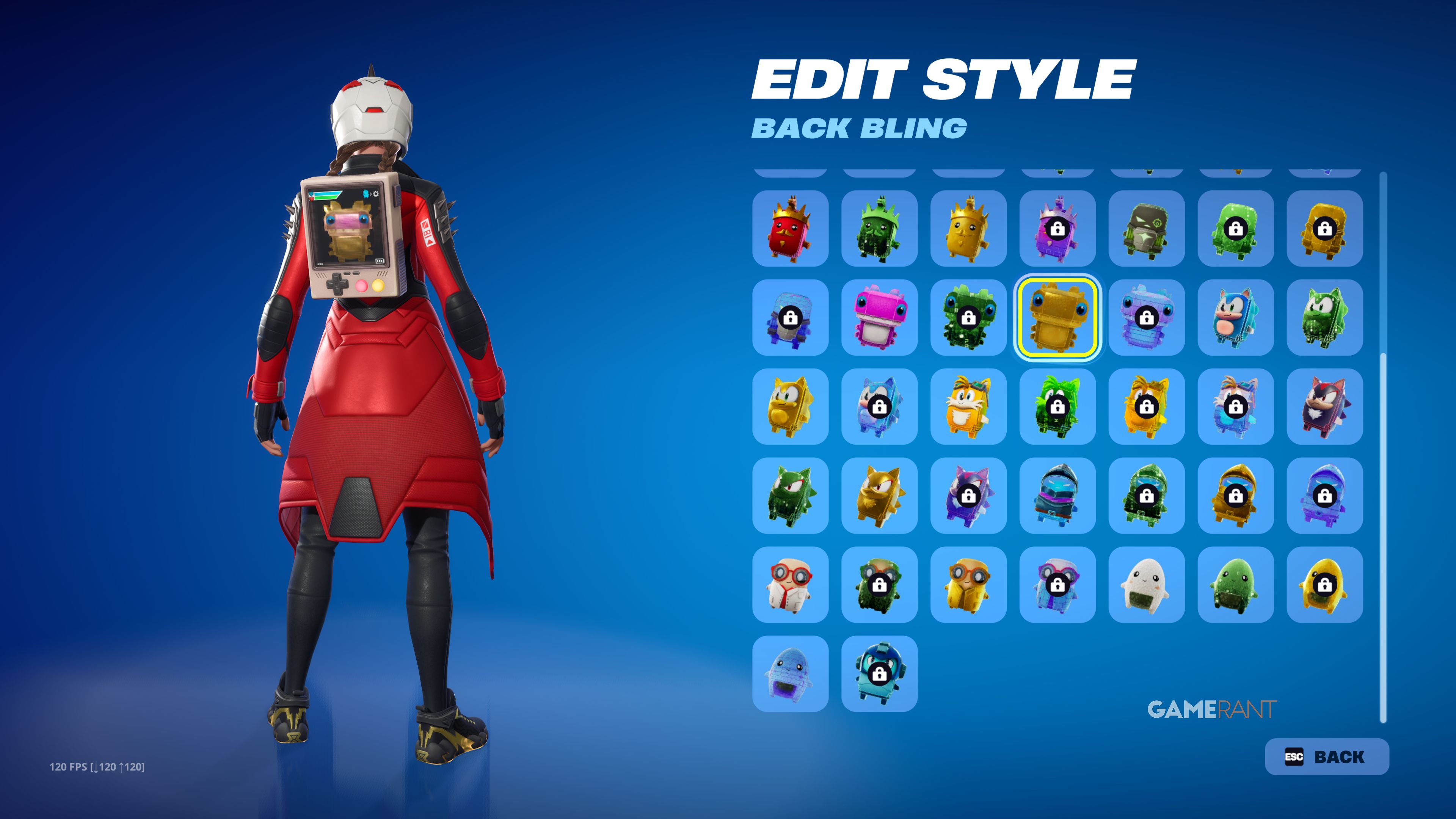 Fortnite Pixel Sprite Trainer Mastery Back Bling Rewards (Sprites as ...