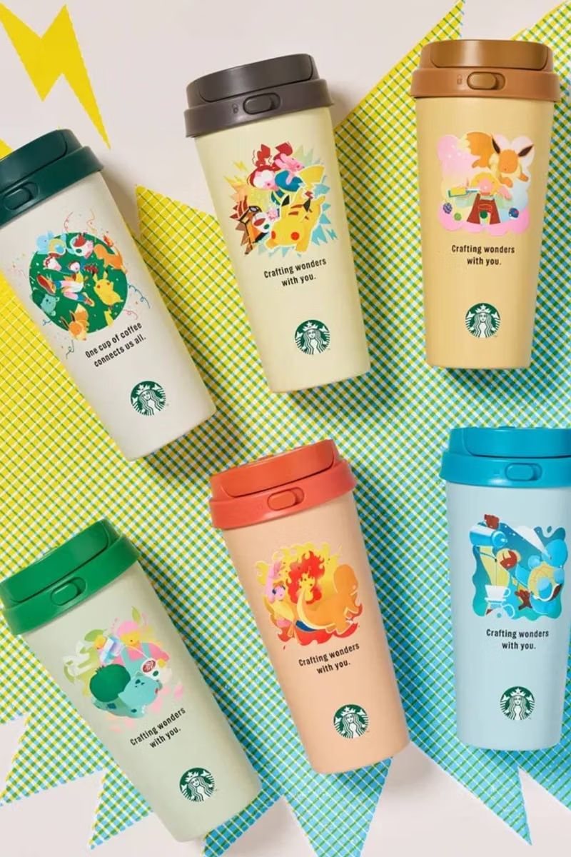 Starbucks Officially Reveals Big New Pokemon Collab