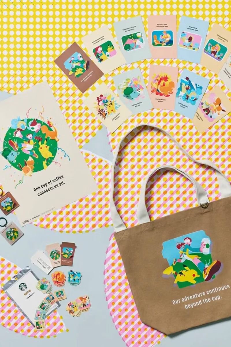 Starbucks Officially Reveals Big New Pokemon Collab