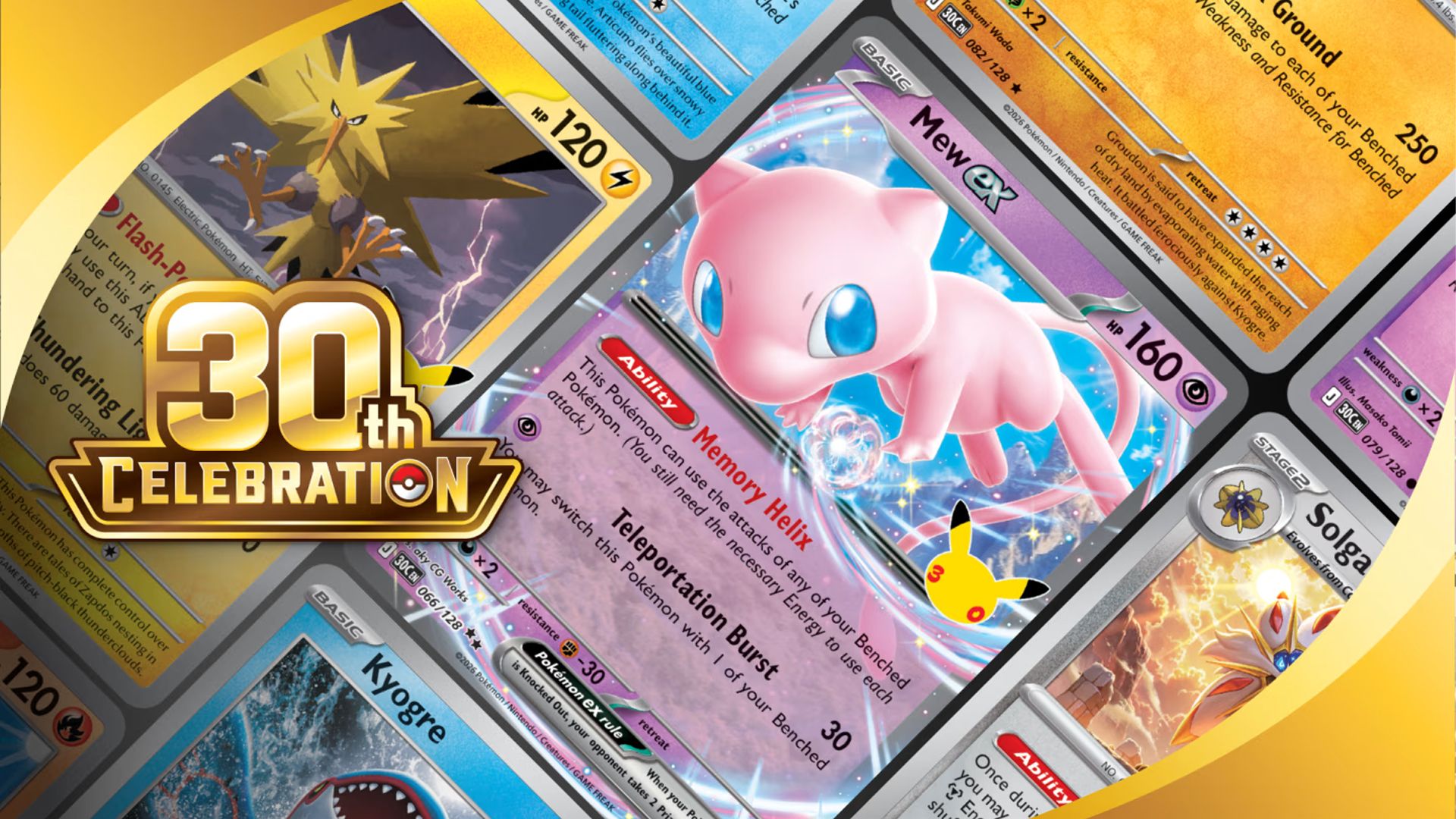 Pokemon TCG 30th Anniversary Key Art