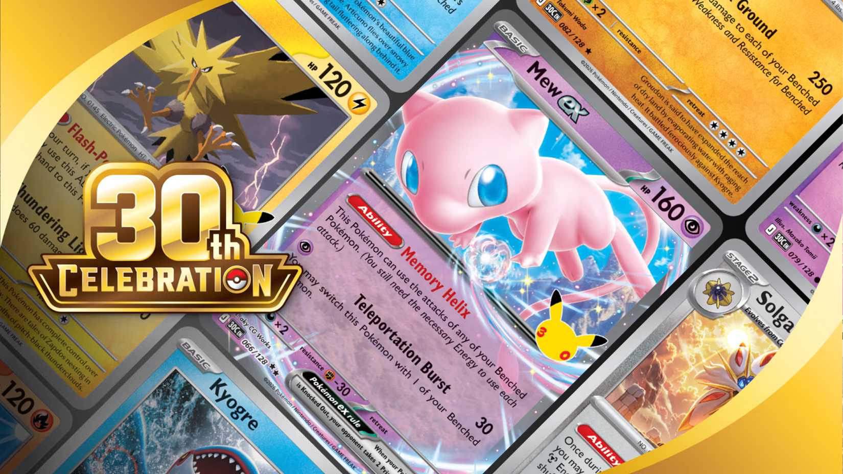 Pokemon TCG 30th Anniversary Key Art