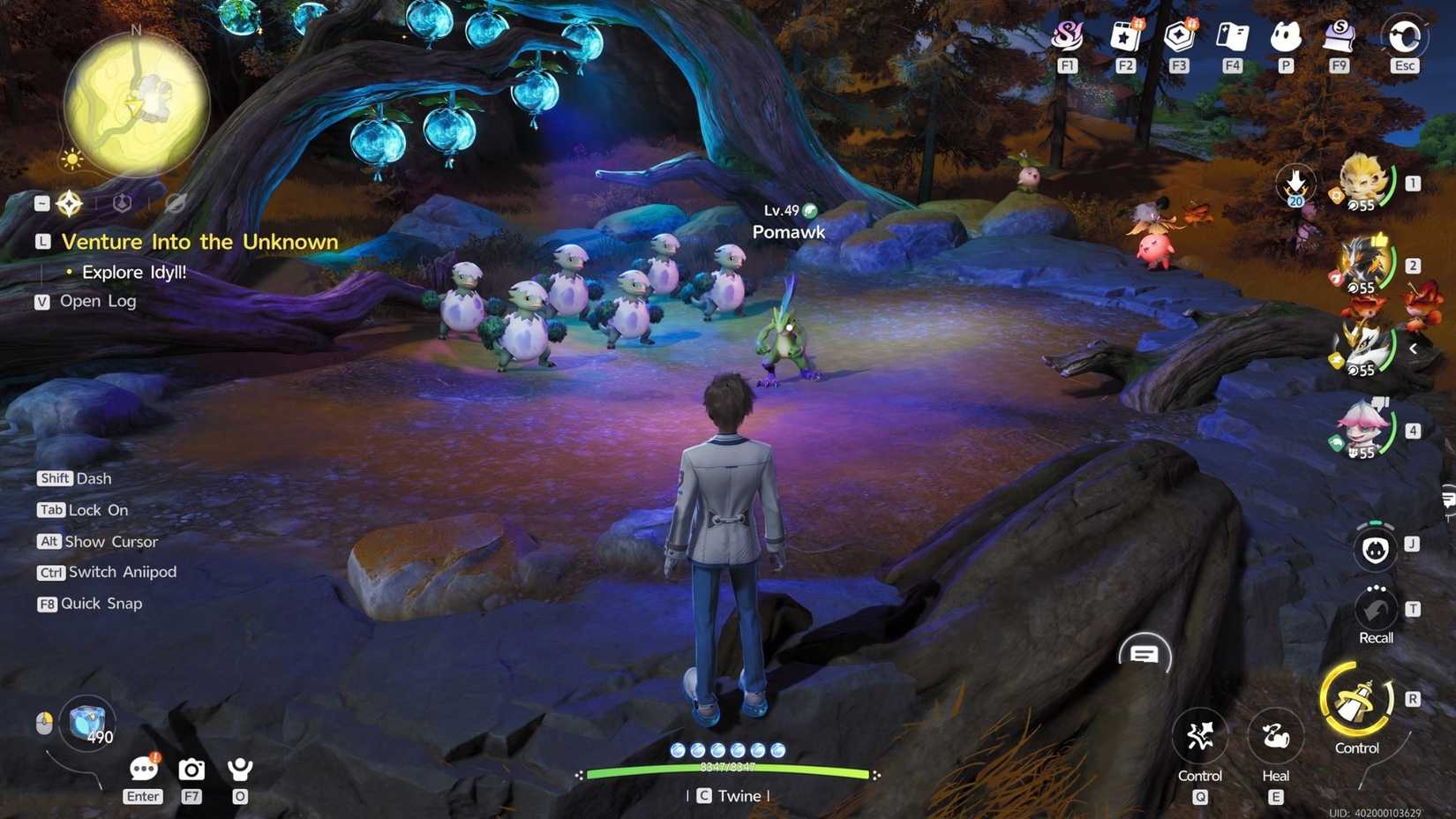 pomawk aniimo rosetower woods location