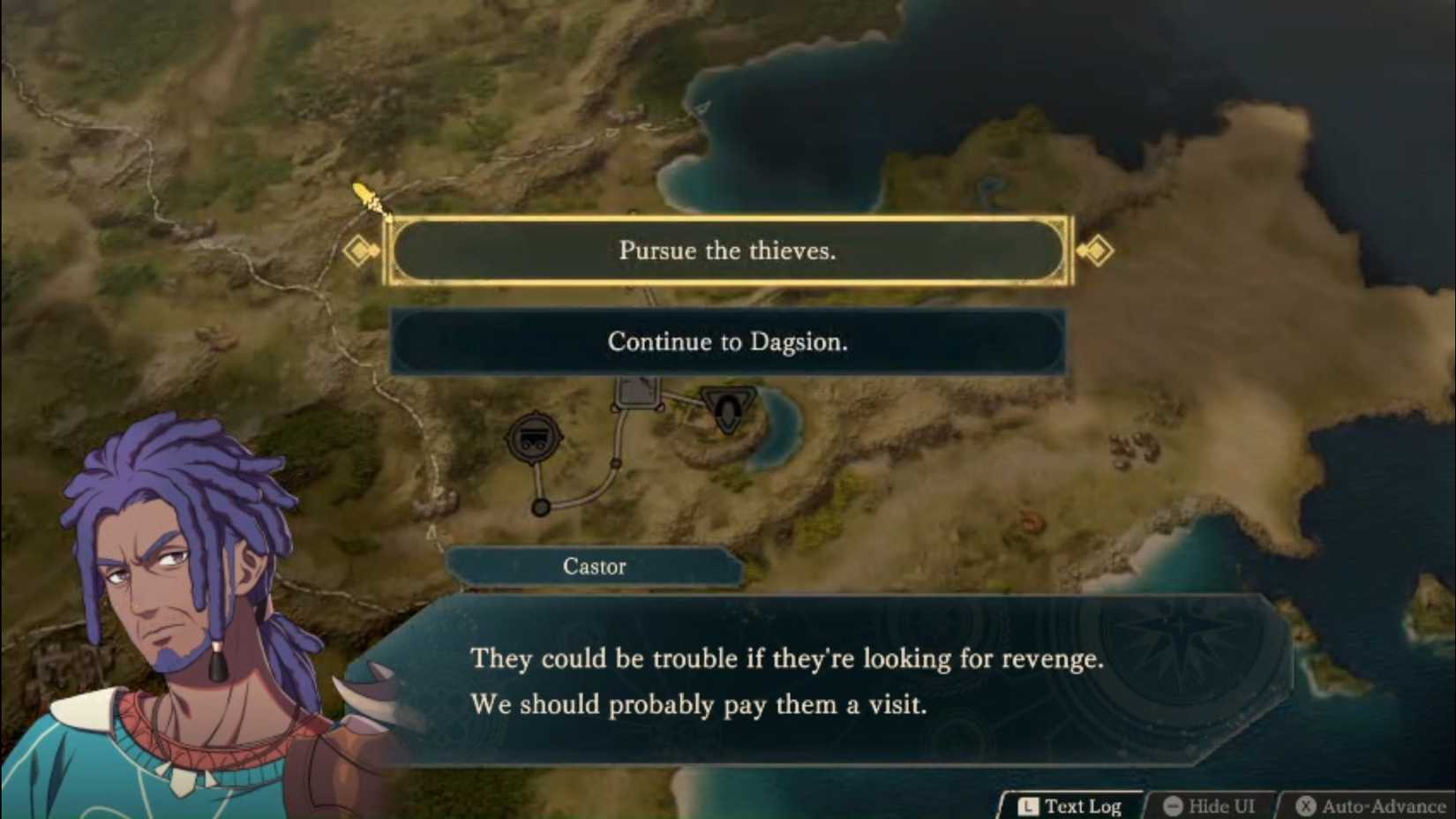 pursue the thieves in fire emblem fortunes weave
