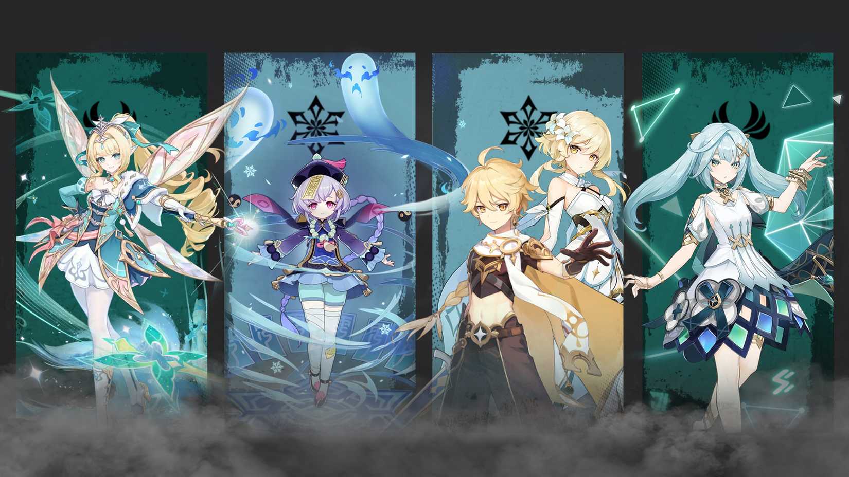 Qiqi-Cryo MC-Faruzan-and Vesna Best Teams