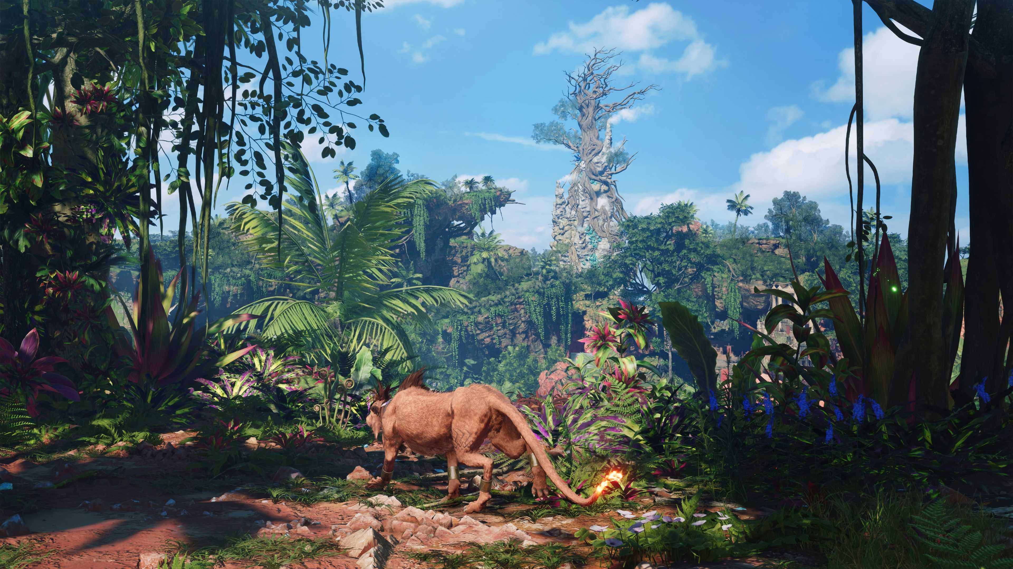Red XIII in Final Fantasy 7 Revelation's open world
