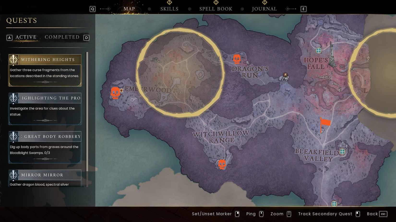 Runescape Dragonwilds The Wild Hunt Quest locations
