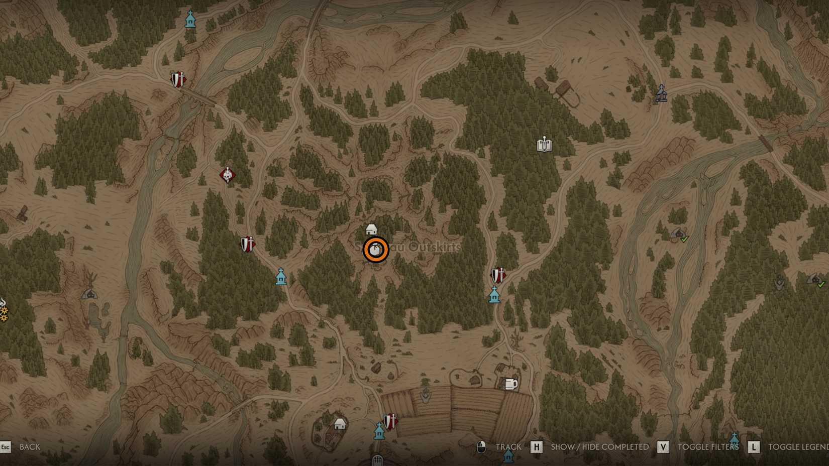 Sanzhana Merchant Location in The Blood of Dawnwalker