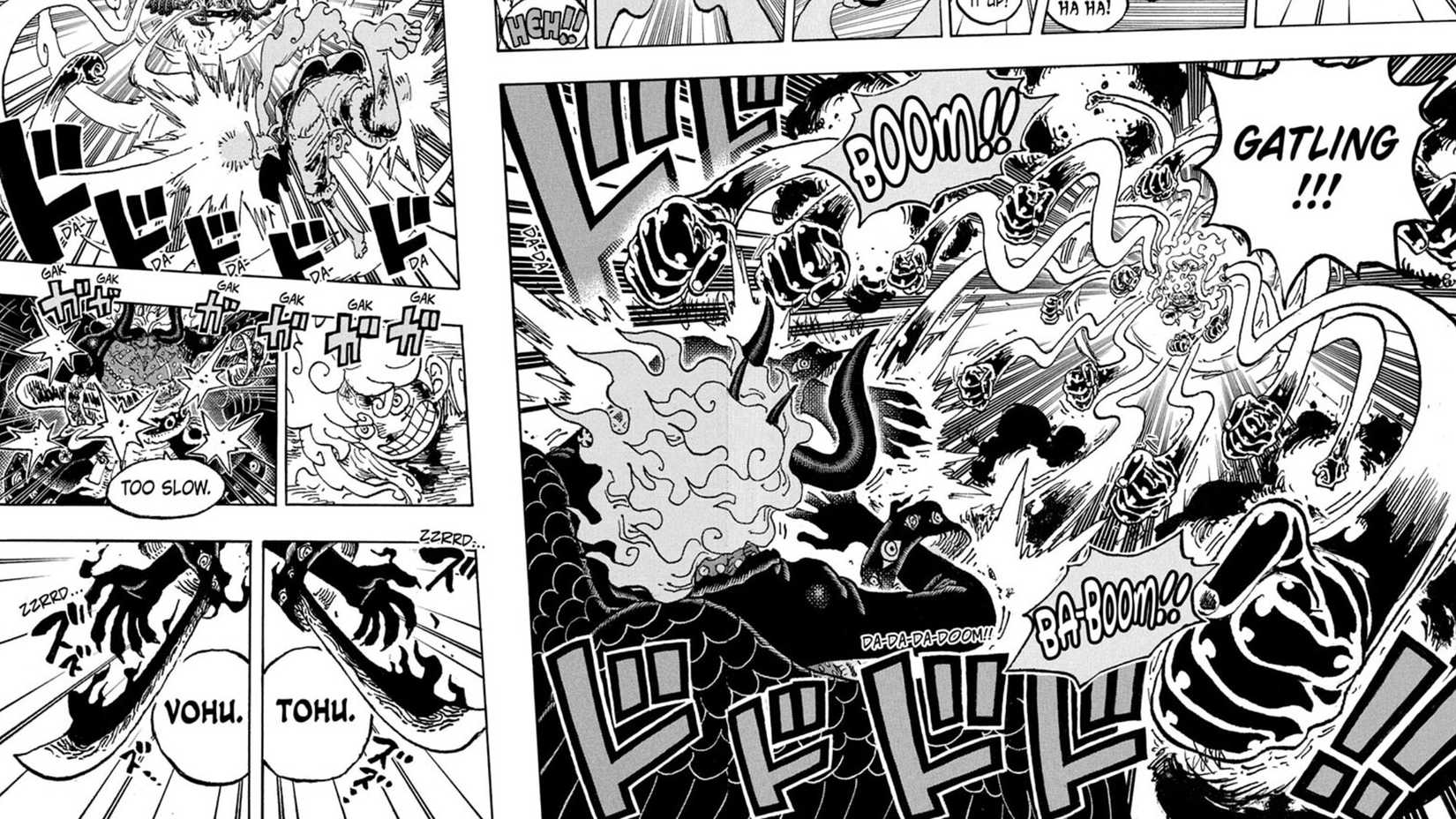 One Piece Chapter 1192 Luffy Gear 5 Growth