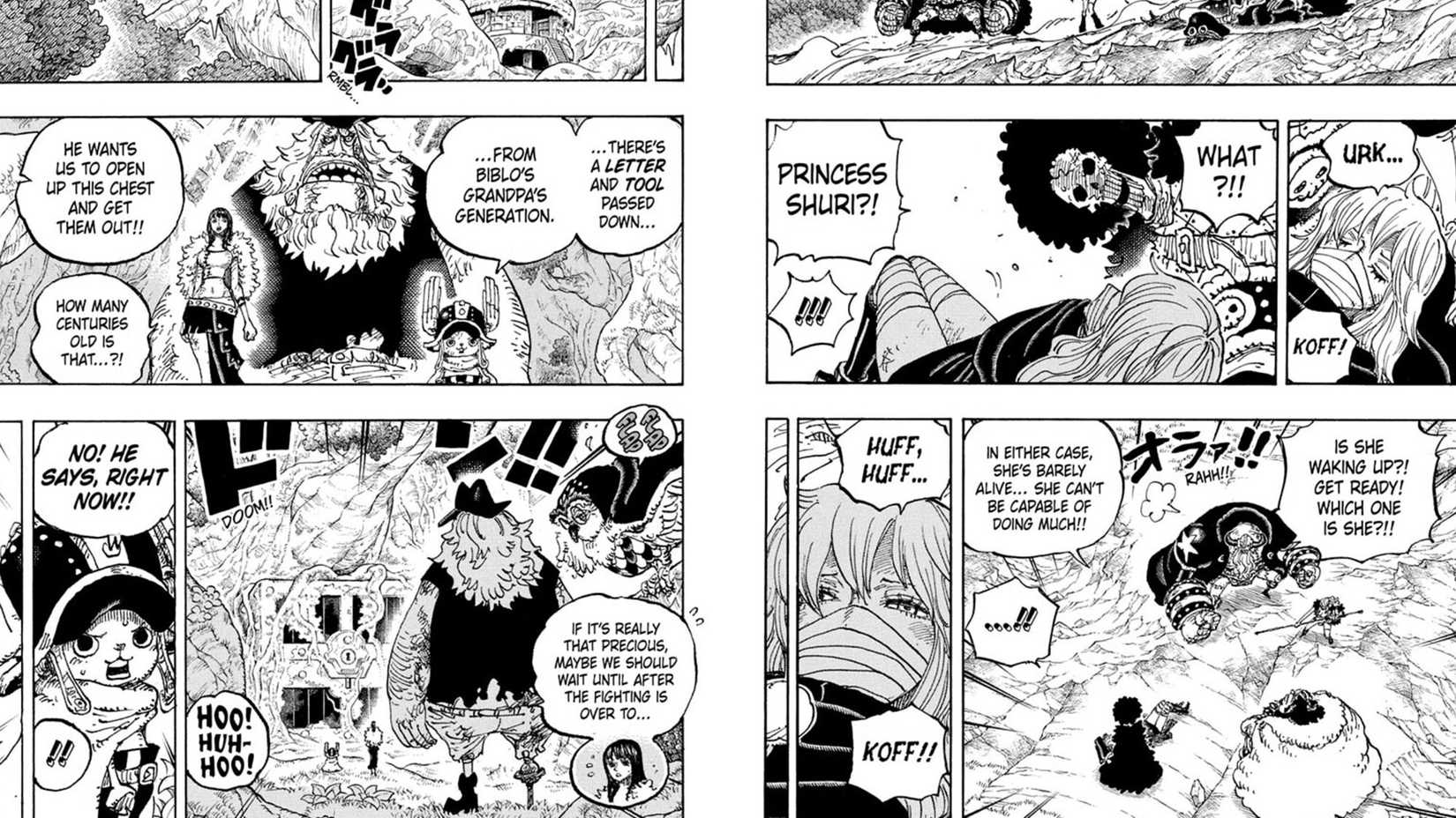One Piece Chapter 1193 Biblo Grandfather First World Era