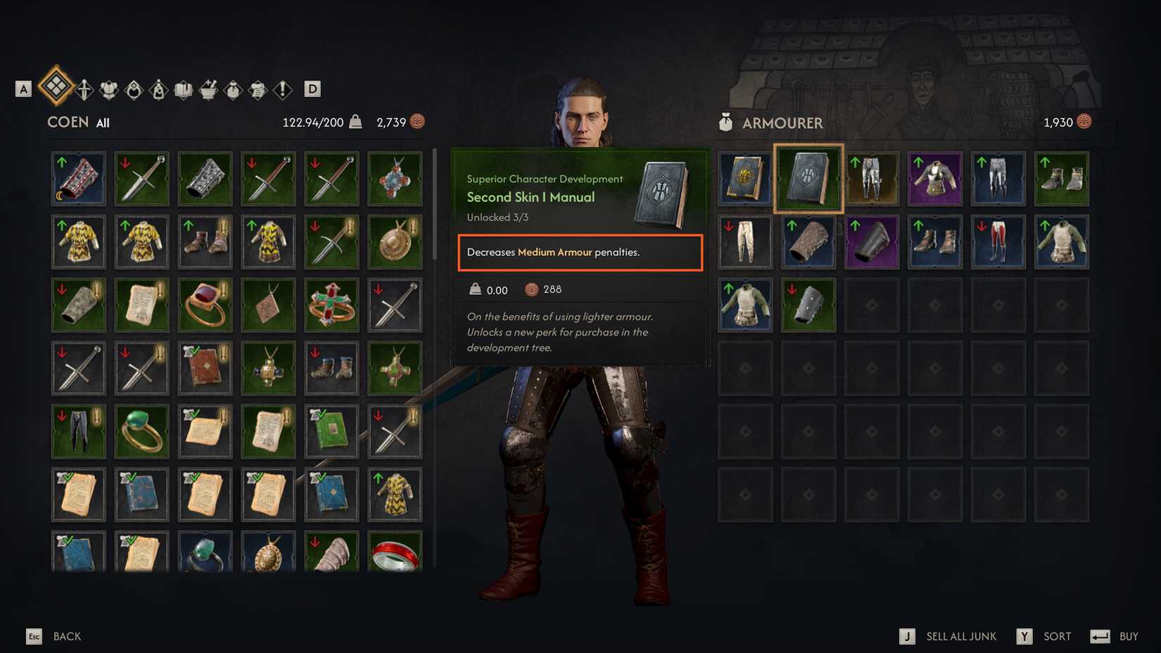Second Skin I Manual in The Blood of Dawnwalker