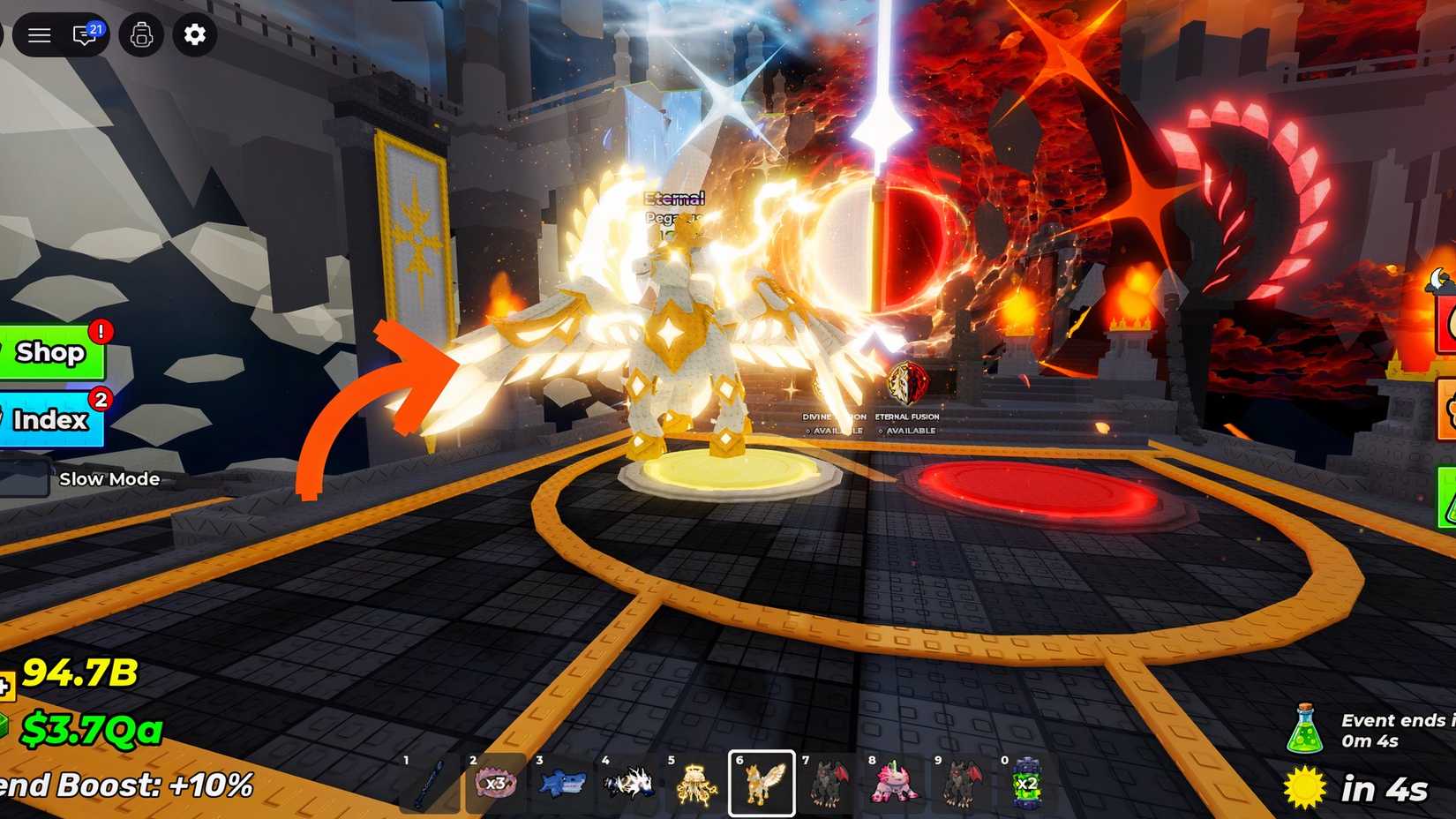 secret shrine fuse recipes in steal an egg